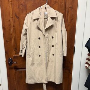 H&M Double-Breasted Tan Trench Coat